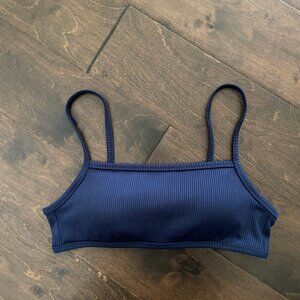 J Crew Factory - Bikini Top - Navy Blue - Women's Small